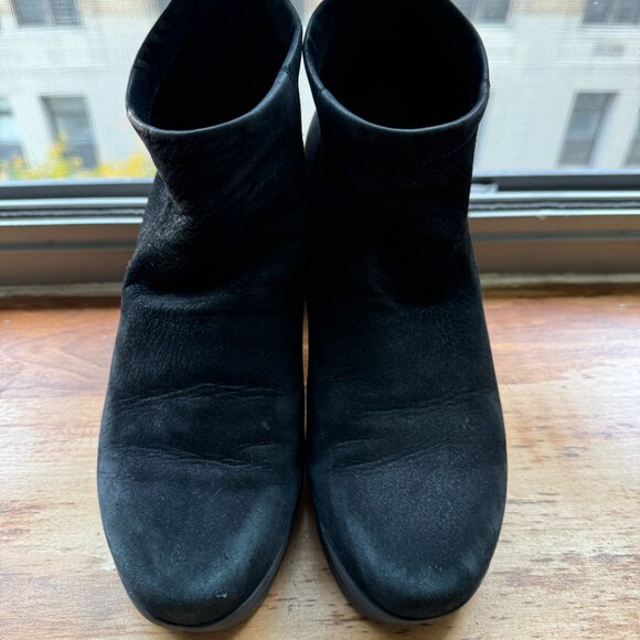 L'Amour Des Pieds Bootie Hadirat Black Nubuck Size 6.5 - Picture 5 of 9